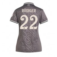 Real Madrid Antonio Rudiger #22 Tredjedrakt Dame 2024-25 Kortermet